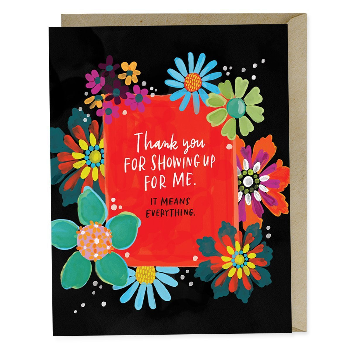 Card-Thanks for Showing Up