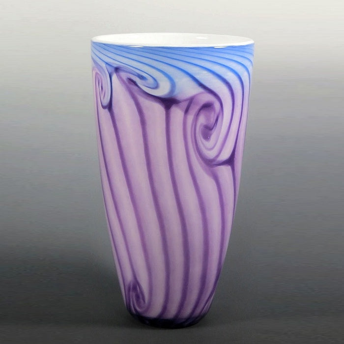 Two Tone Vase-Amethyst/Blue
