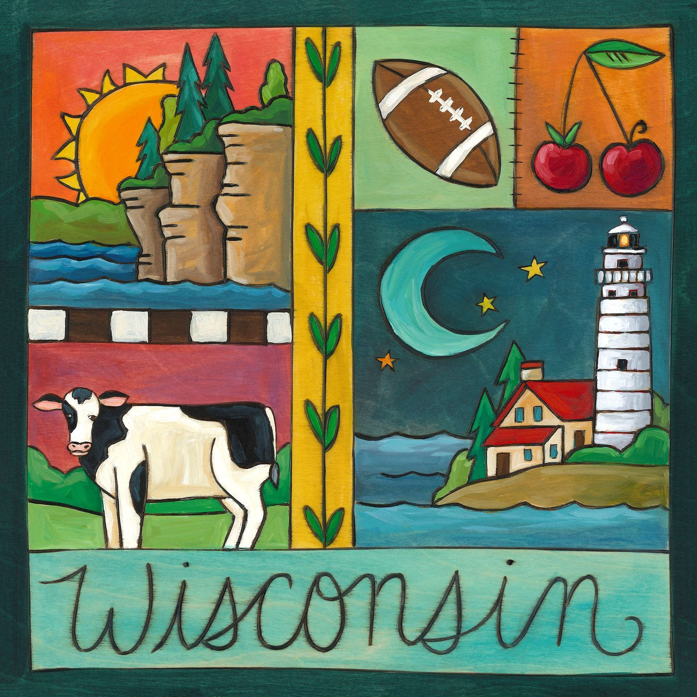 Wisconsin Plaque-Badger State