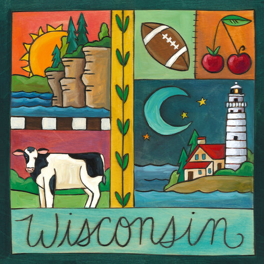 Wisconsin Plaque-Badger State
