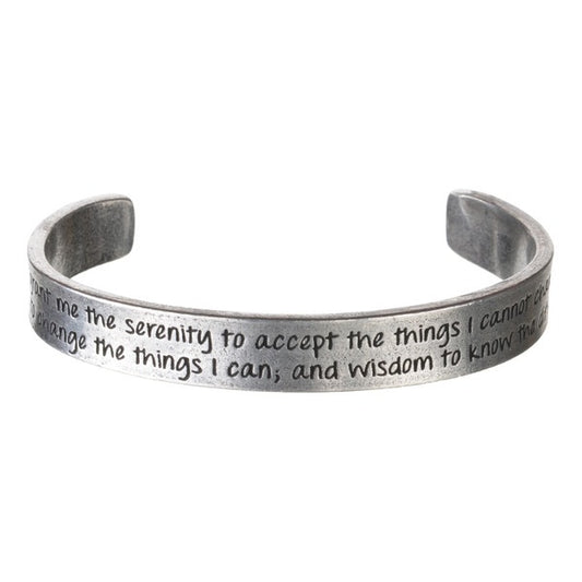 Cuff Bracelet-Serenity Prayer - Random Acts Of Art