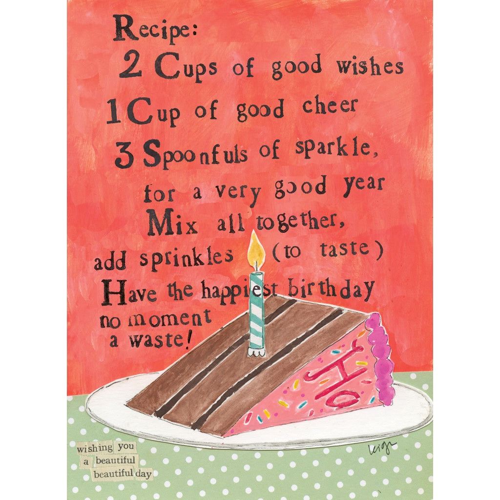 Card-Birthday Recipe