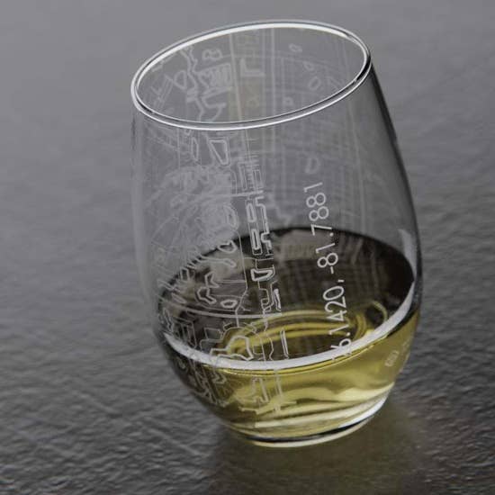 Naples FL Stemless Wine Glass