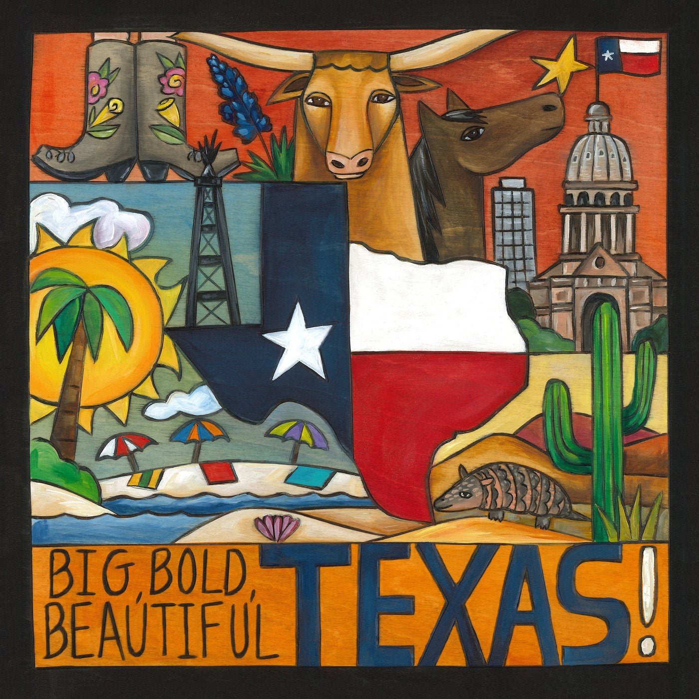 Texas Plaque-A Touch of Texas