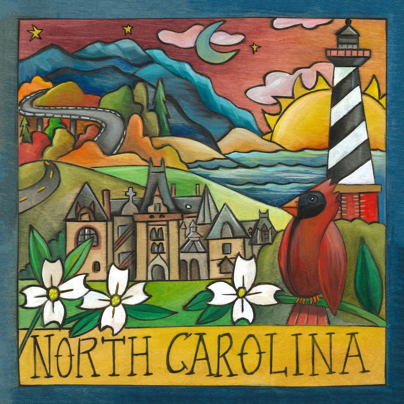 North Carolina Plaque-Blue Ridge Beauty