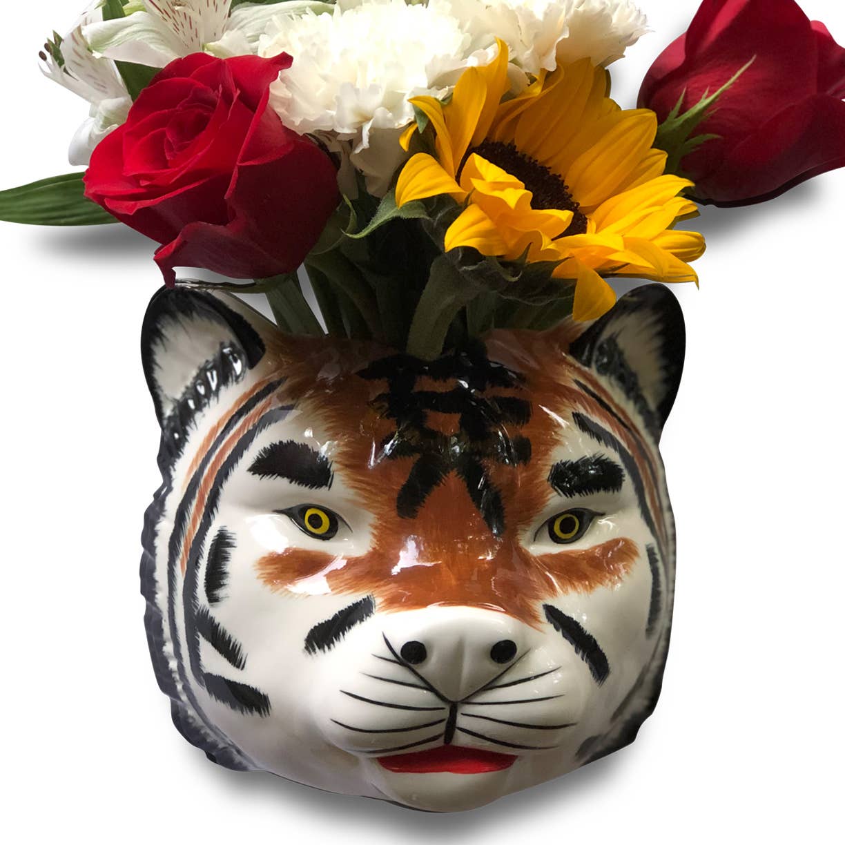 Tiger Wall/Table Vase