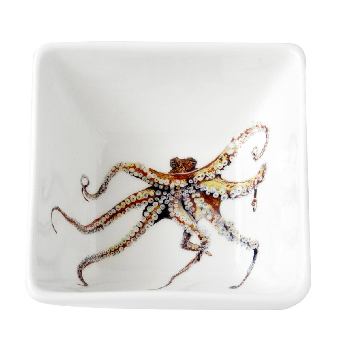 Square Bowl 5"-Octopus