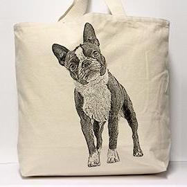 Boston Terrier Tote Bag