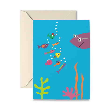 Card-School of Fish