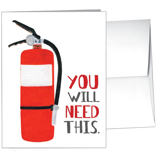 Card-Birthday Fire Extinguisher