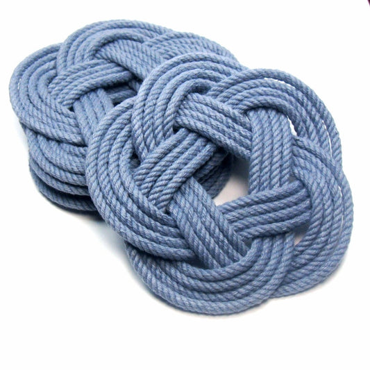 Sailor Knot Coasters-Blue - Random Acts Of Art