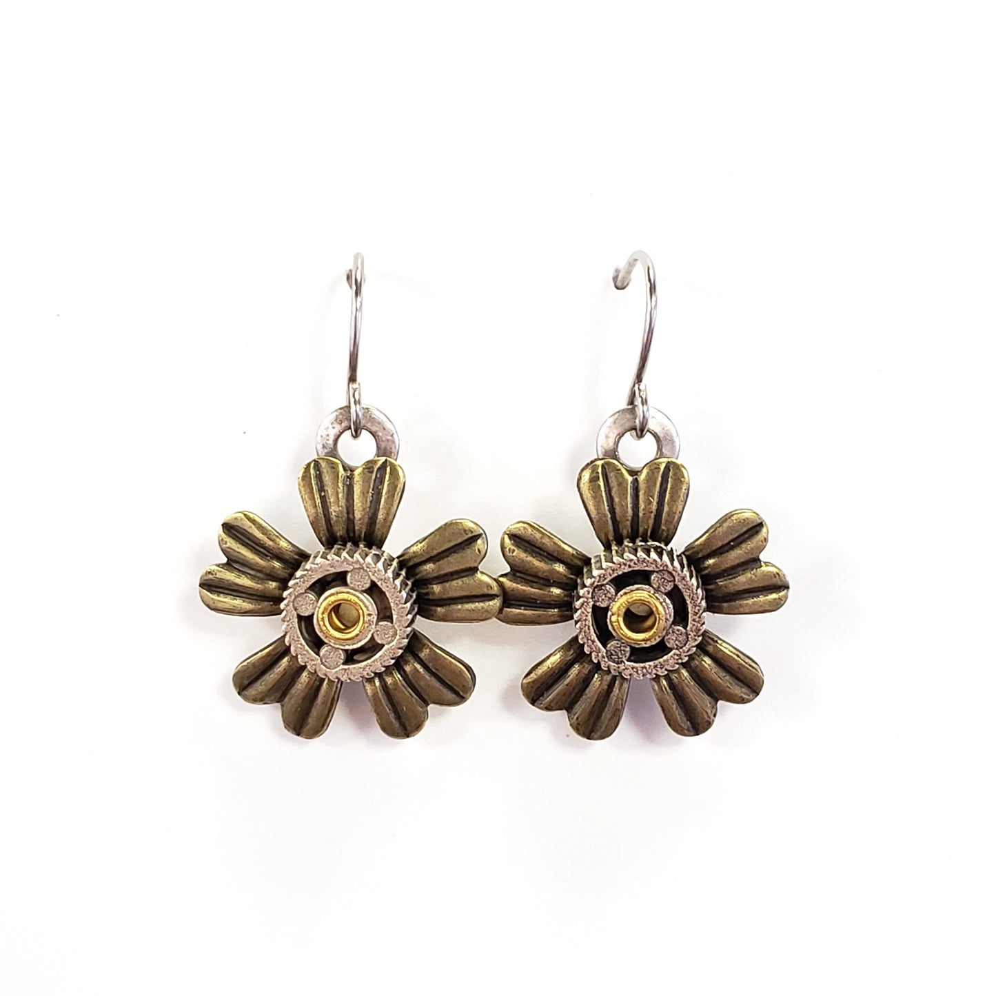Industrial Flower Earrings