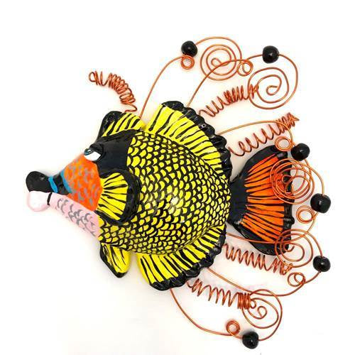 Fish Wall Sculpture - Titan Triggerfish