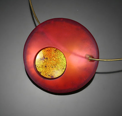 Atomic Orb Pendant | Dolores Barrett Glass Artistry | Random Acts of Art | Naples Florida