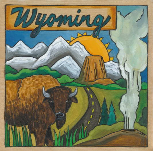 Wyoming Plaque-Big Wyoming