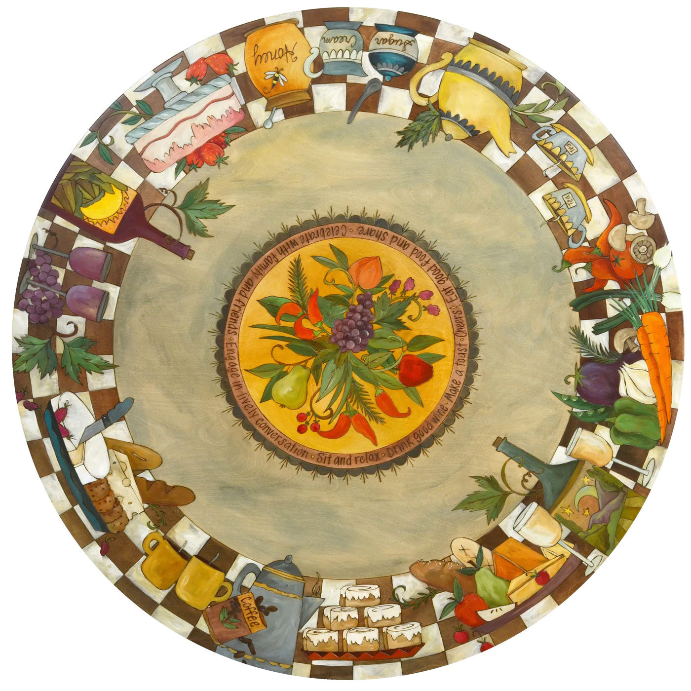 Dining Table-48" Round-Banquet Theme