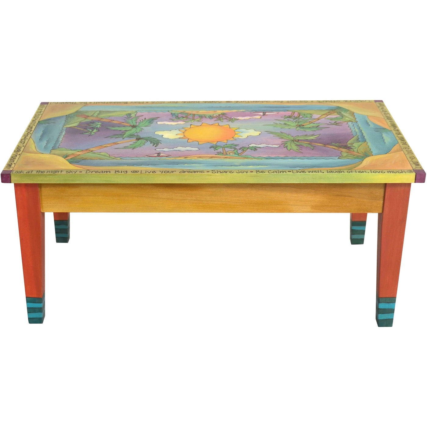 Contemporary Coffee Table-Tropical Landscape