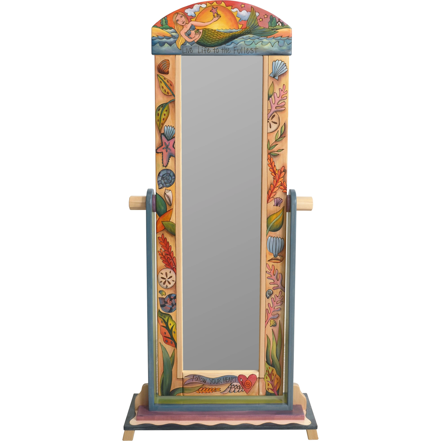 Wardrobe Mirror on Stand-Mermaid