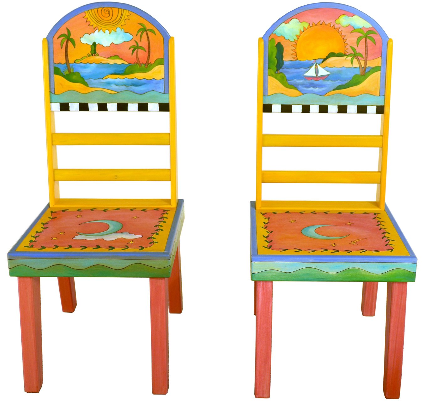 Oval Dining Table & Chairs-Tropical