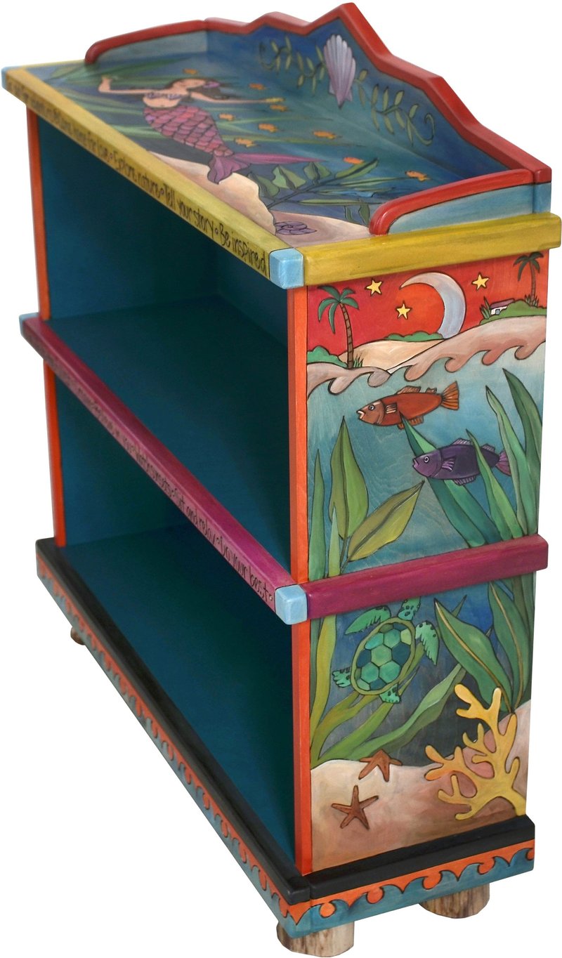 Mermaid Fish Bookcase | Sticks Handmade Furniture