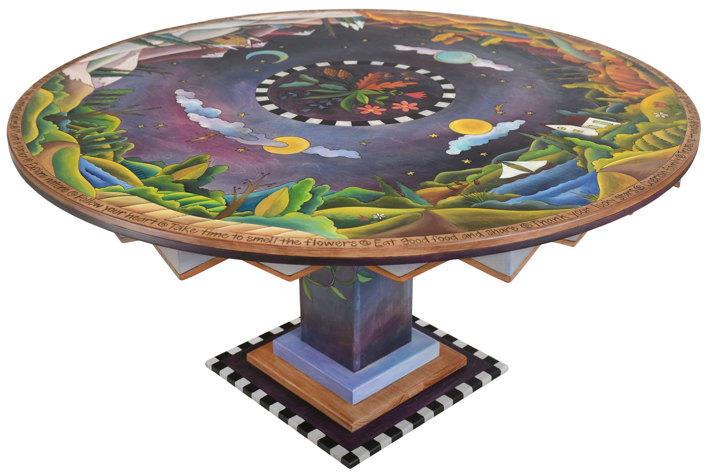 Dining Table-72" Round-Four Seasons
