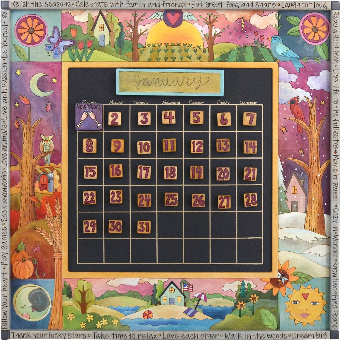 Perpetual Calendar, Large-Relish the Seasons