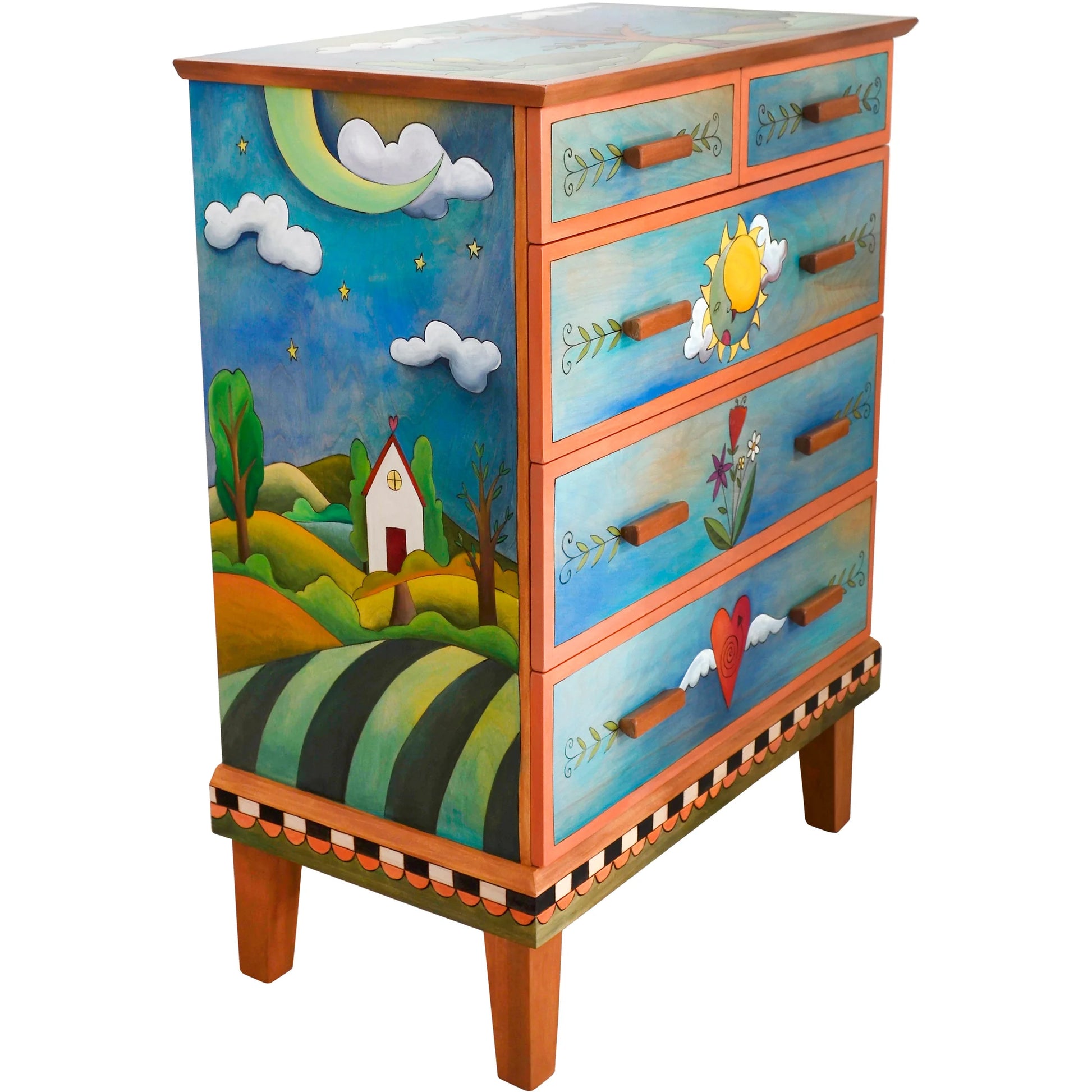 Tall Dresser-Landscape | Sticks Handmade Furniture Random Acts Of Art Tall Dresser-Landscape | Sticks Handmade Furniture Random Acts Of Art