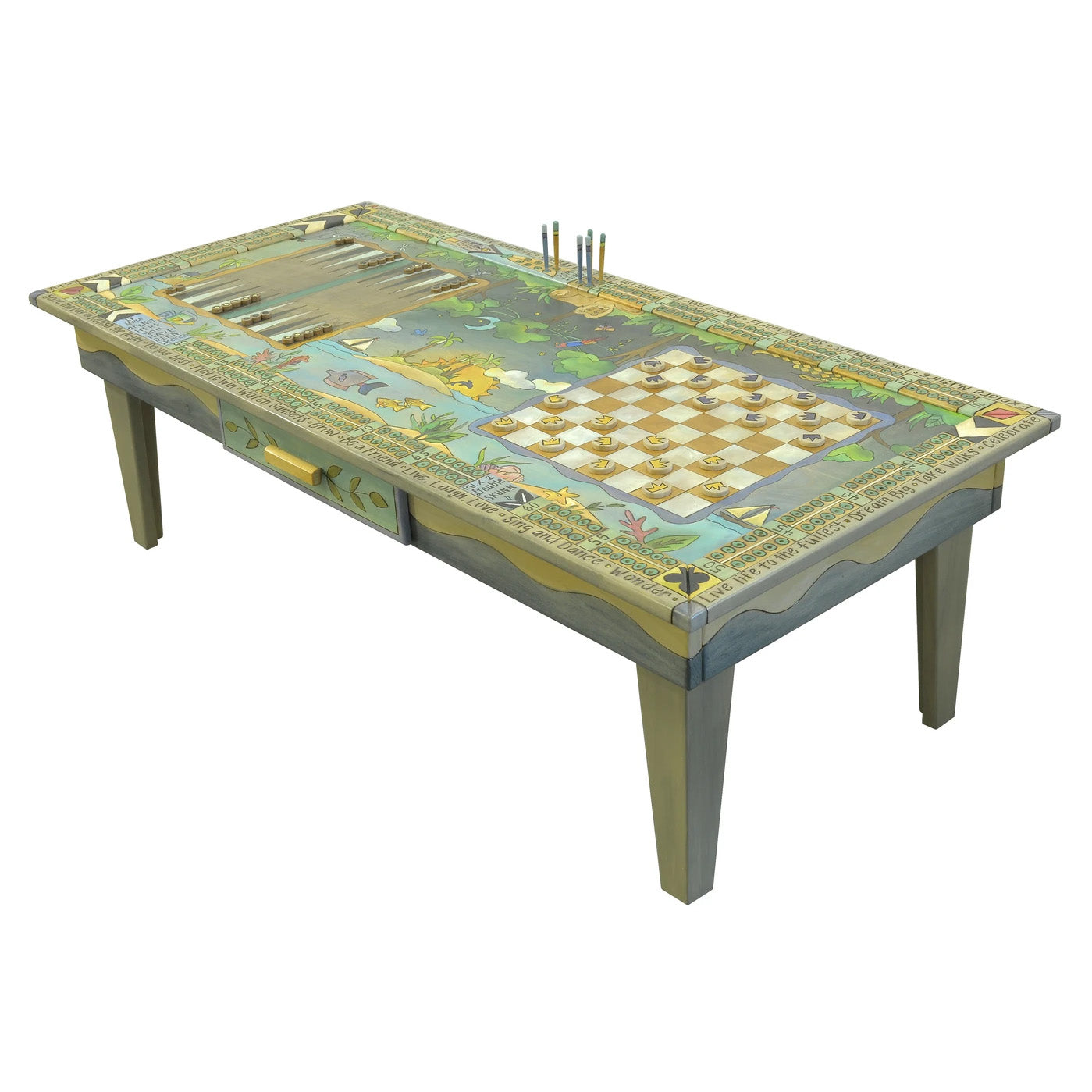 Game Coffee Table-Jungle vs. Ocean