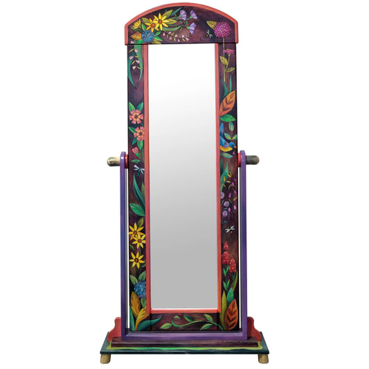Wardrobe Mirror on Stand-Moody Floral