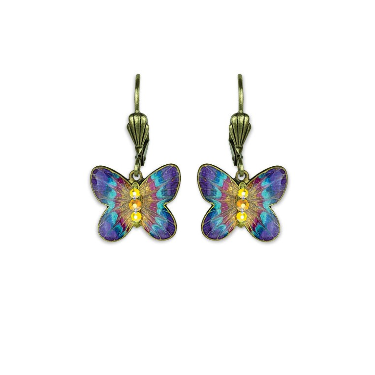 Luana Crystal Butterfly Earrings