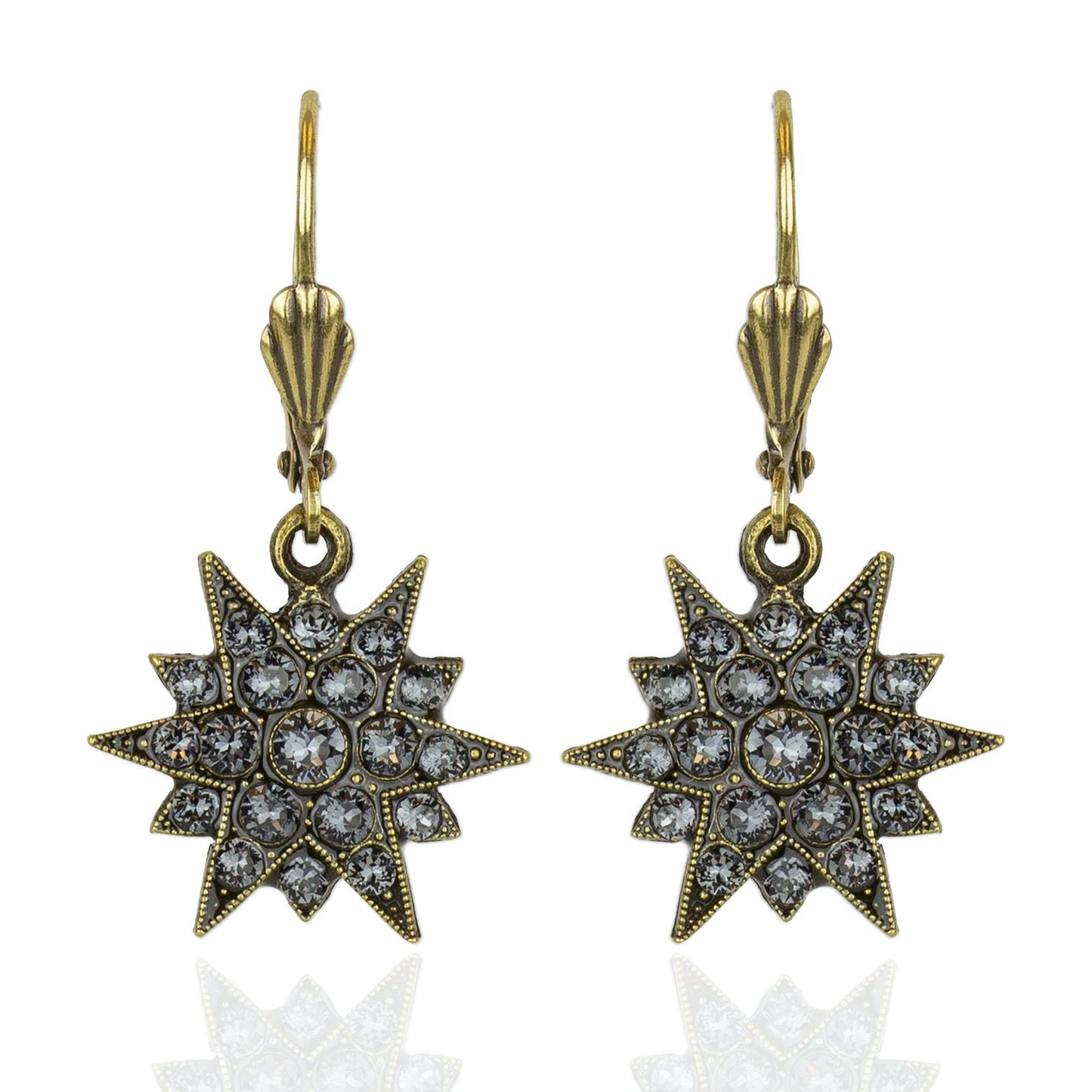 Aruna Crystal Starburst Earrings