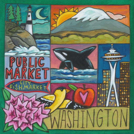 Washington Plaque-Evergreen State