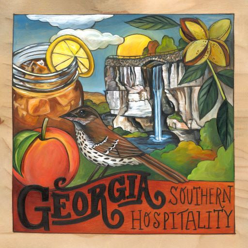 Georgia Plaque-Peach State