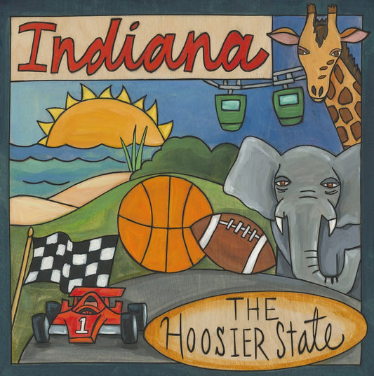 Indiana Plaque-Hoosier Time