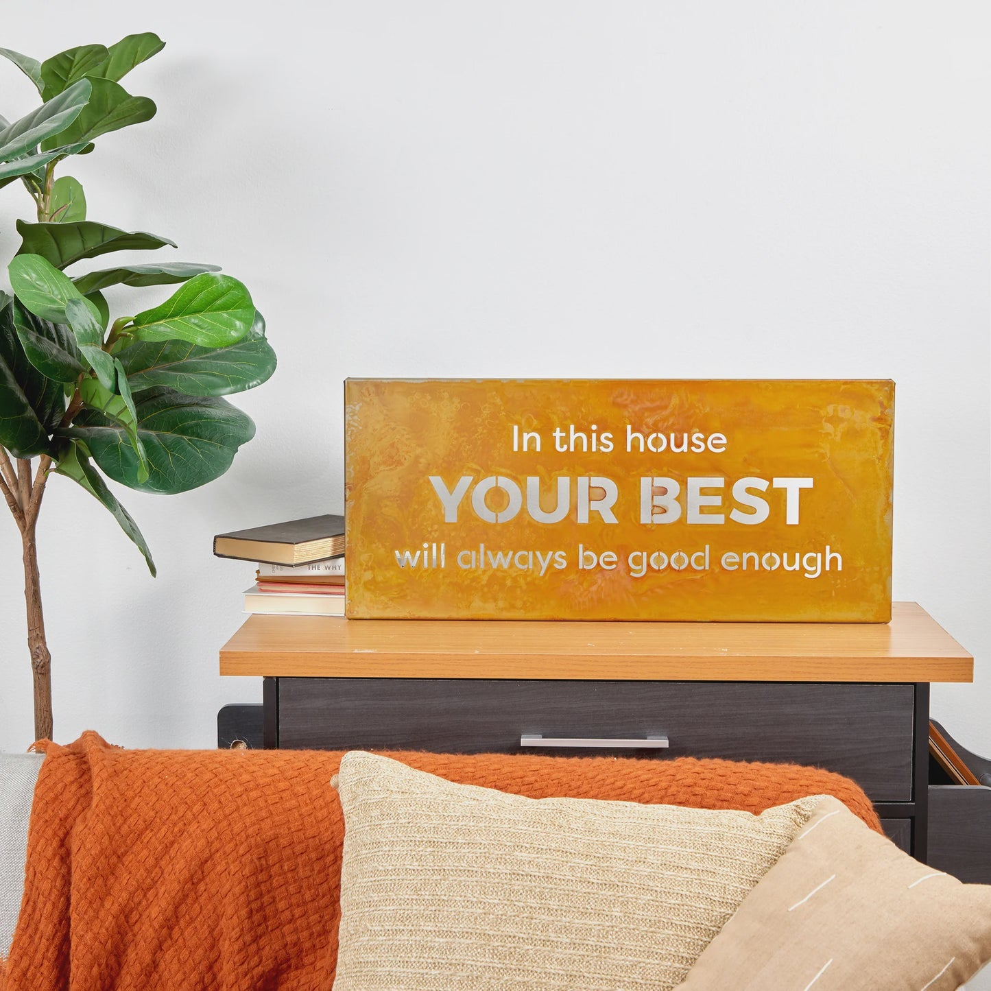 In This House Your Best Will Always-Wall Art