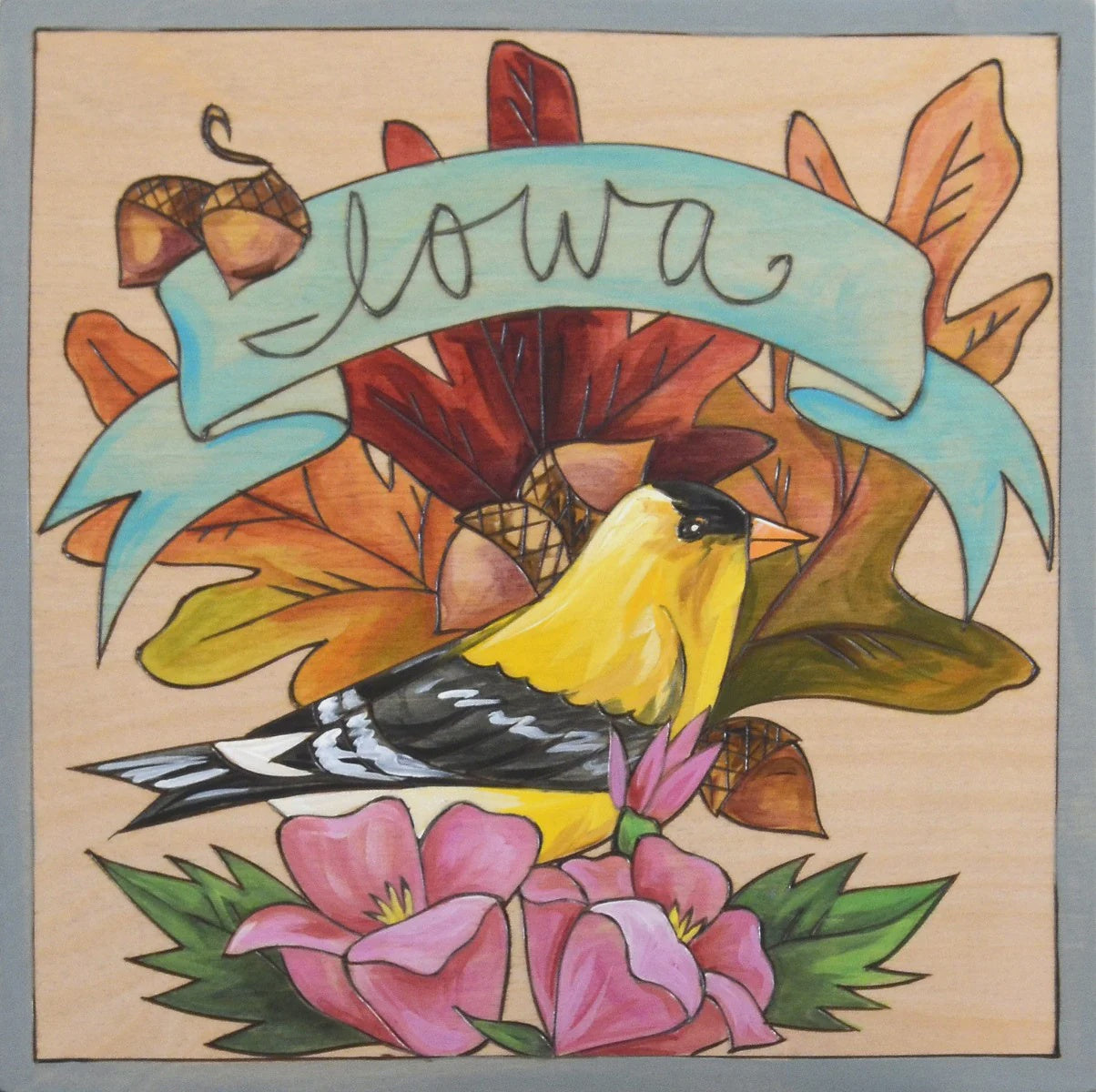 Iowa Plaque-Goldfinch