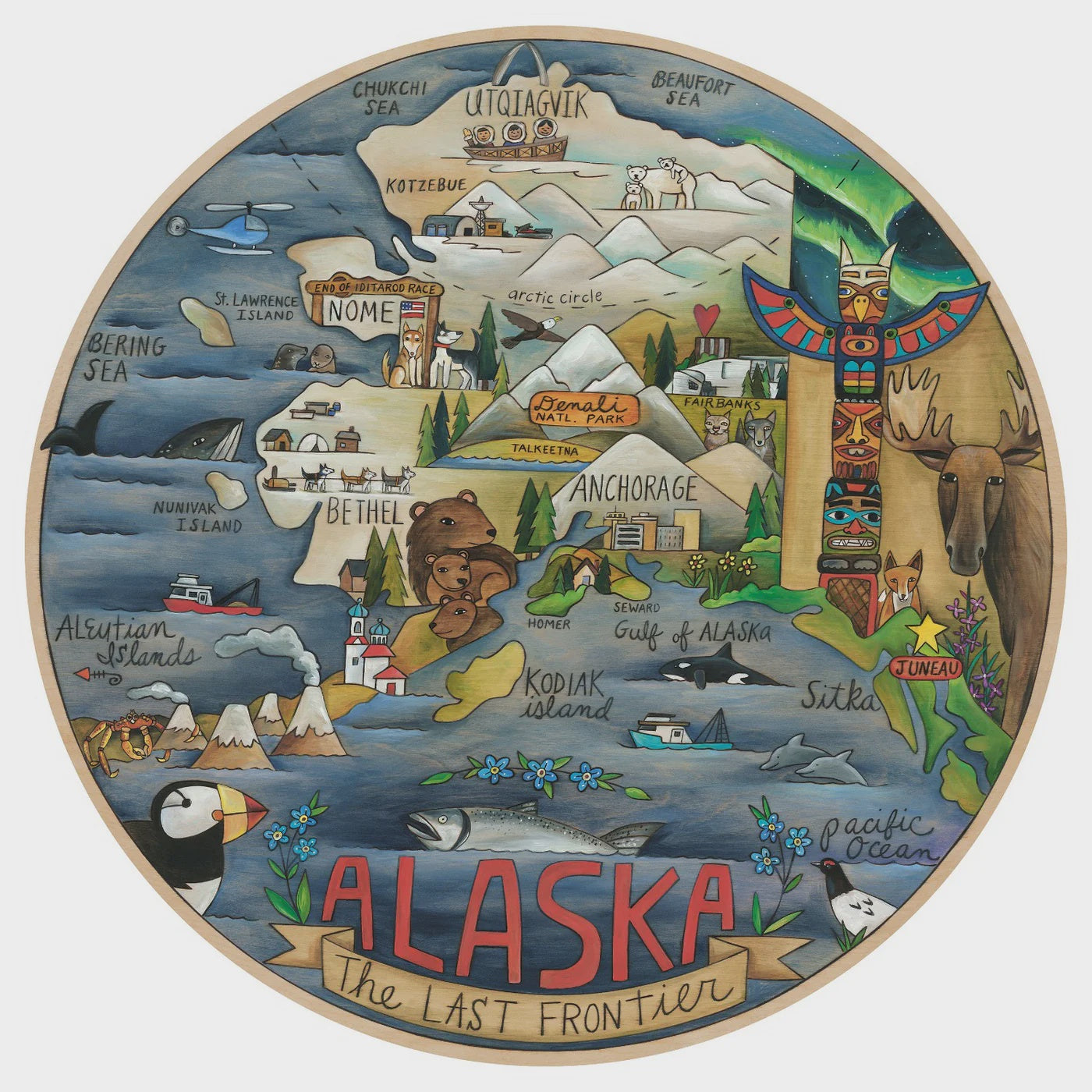 Lazy Susan-Amazing Alaska (Printed)