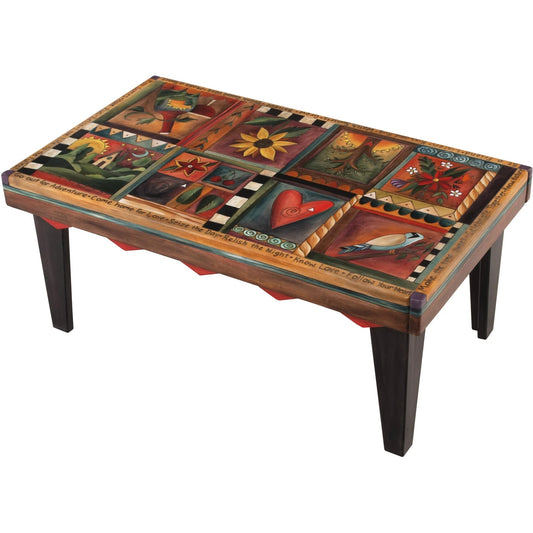 Rectangular Coffee Table-Patchwork