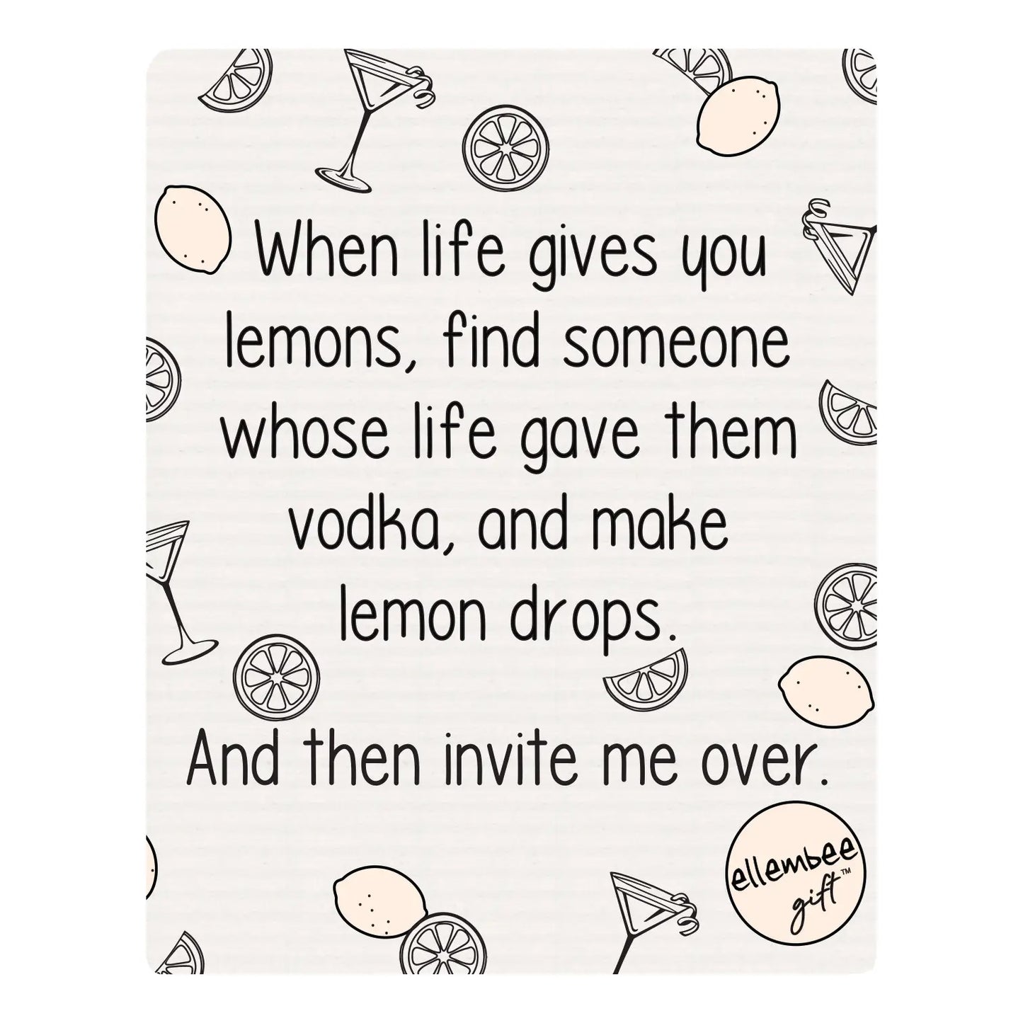 Swedish Dishcloth-Life Gives You Lemons