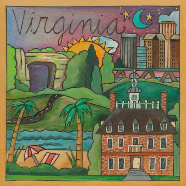 Virginia Plaque-Virginia is for Lovers – Random Acts Of Art