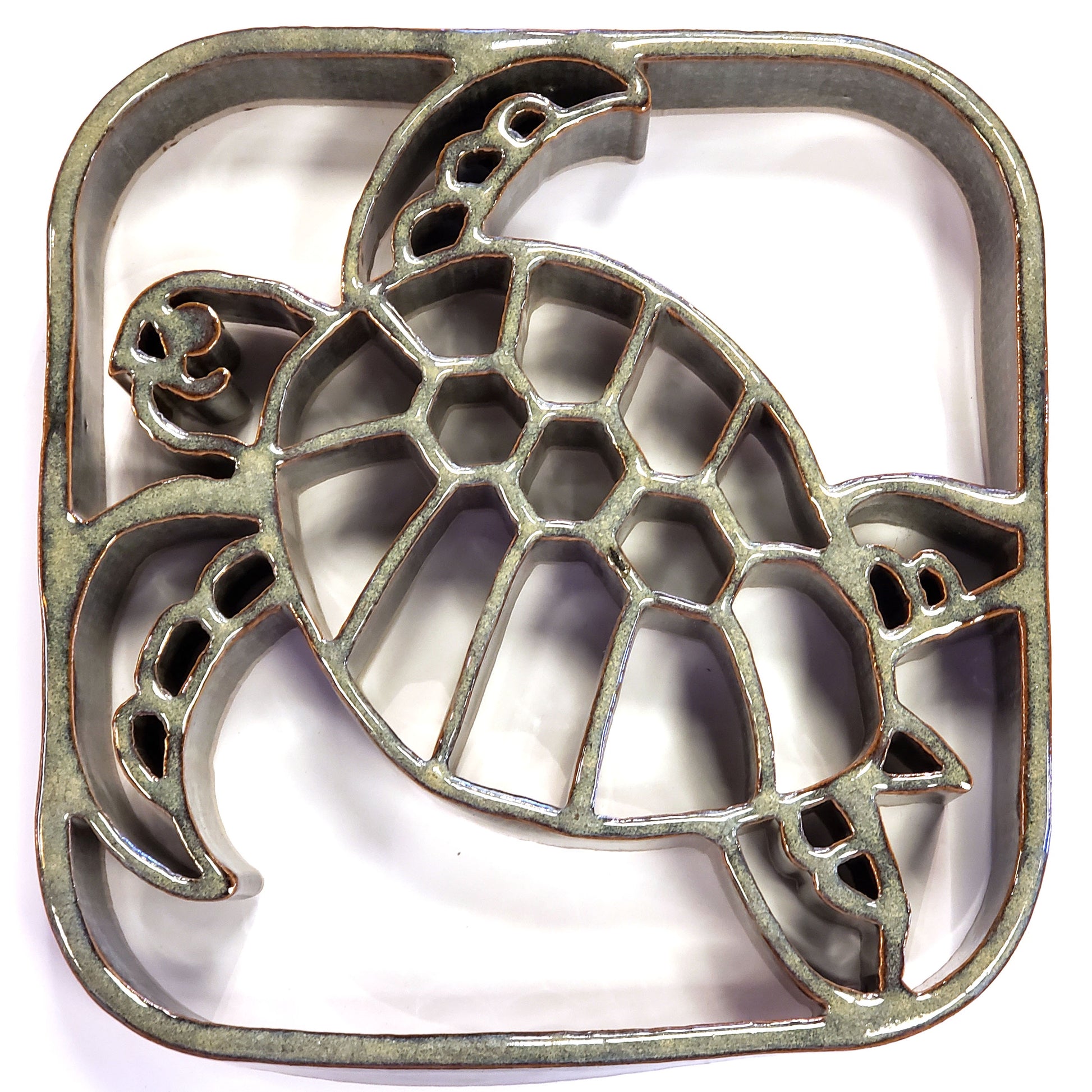 Bay Pottery Ceramic Turtle Trivet