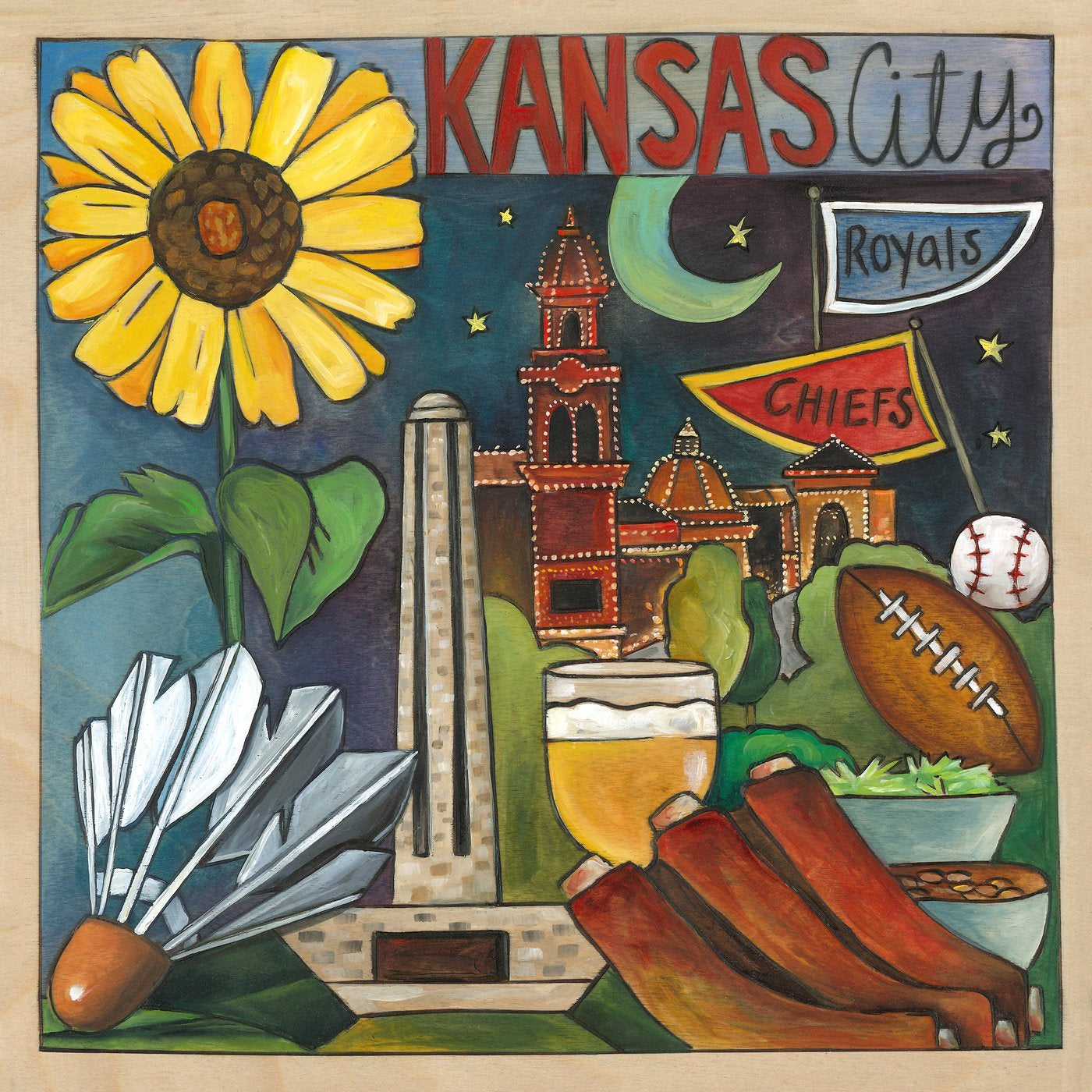 Kansas City Plaque-City of Fountains