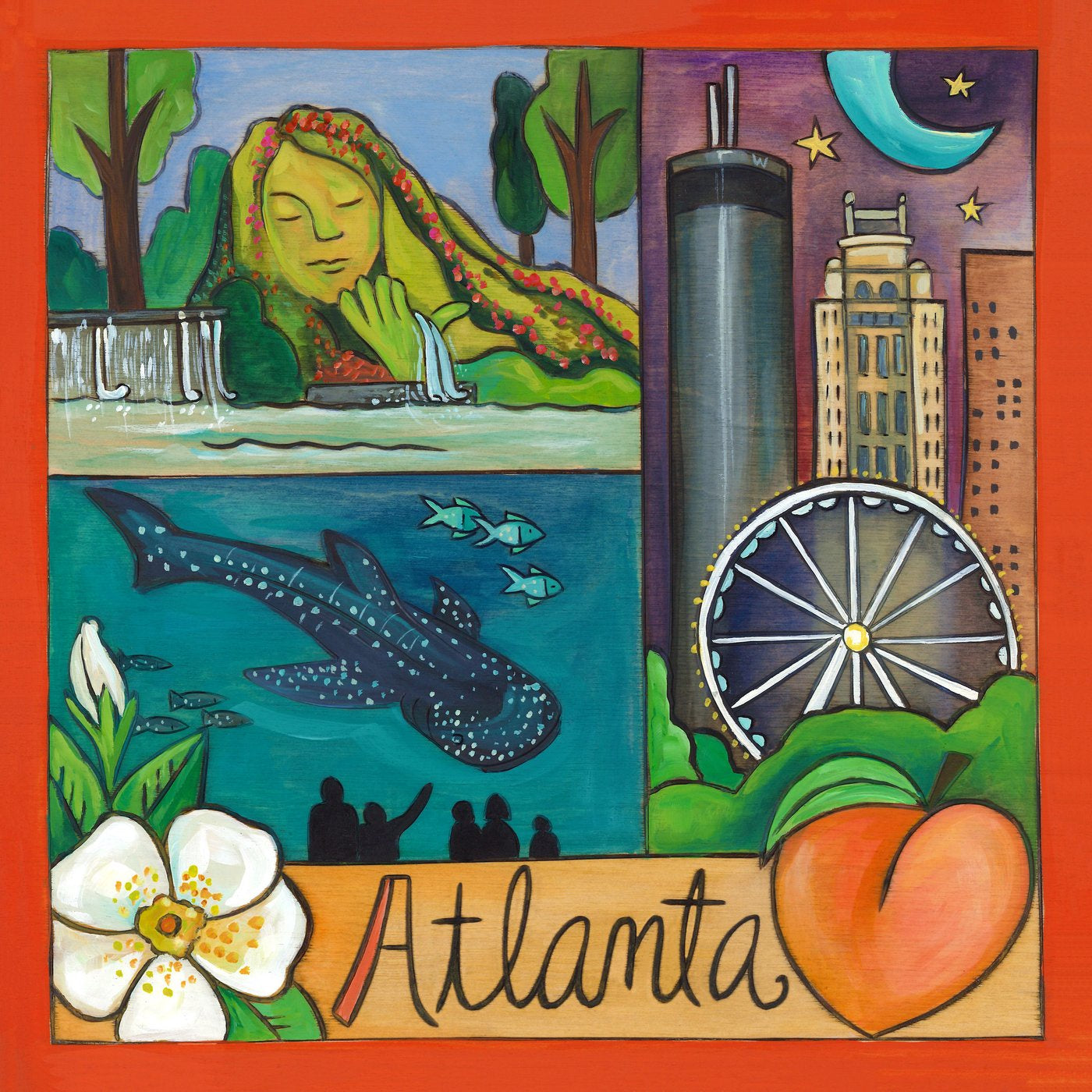 Atlanta Plaque-A Town