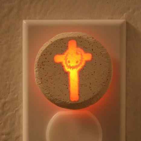 Glow Nightlight-Cross - Random Acts Of Art