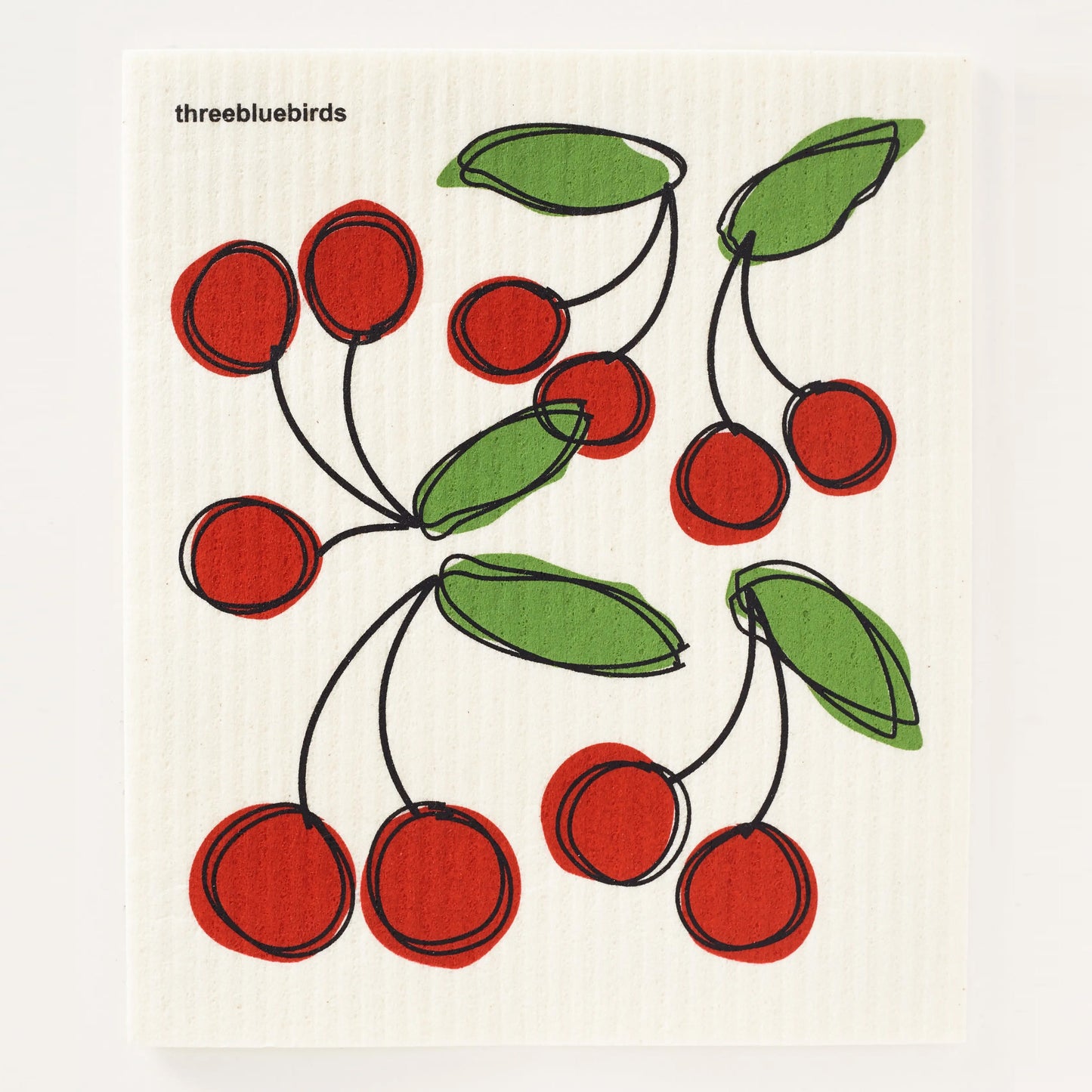 Swedish Dishcloth-Cherries