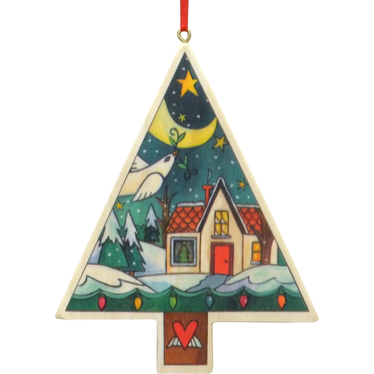 Christmas Cottage Ornament