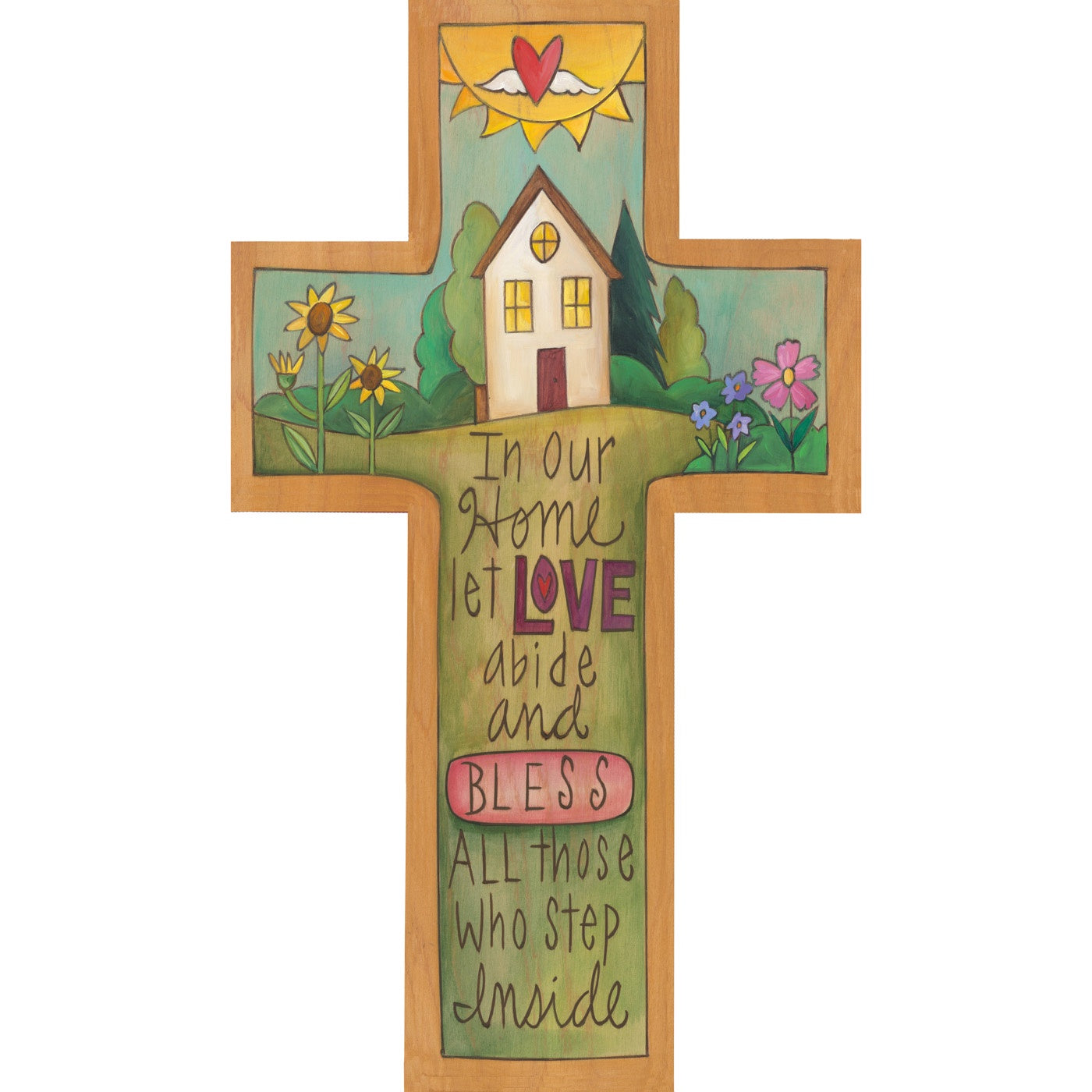 Cross Plaque-All Are Welcome