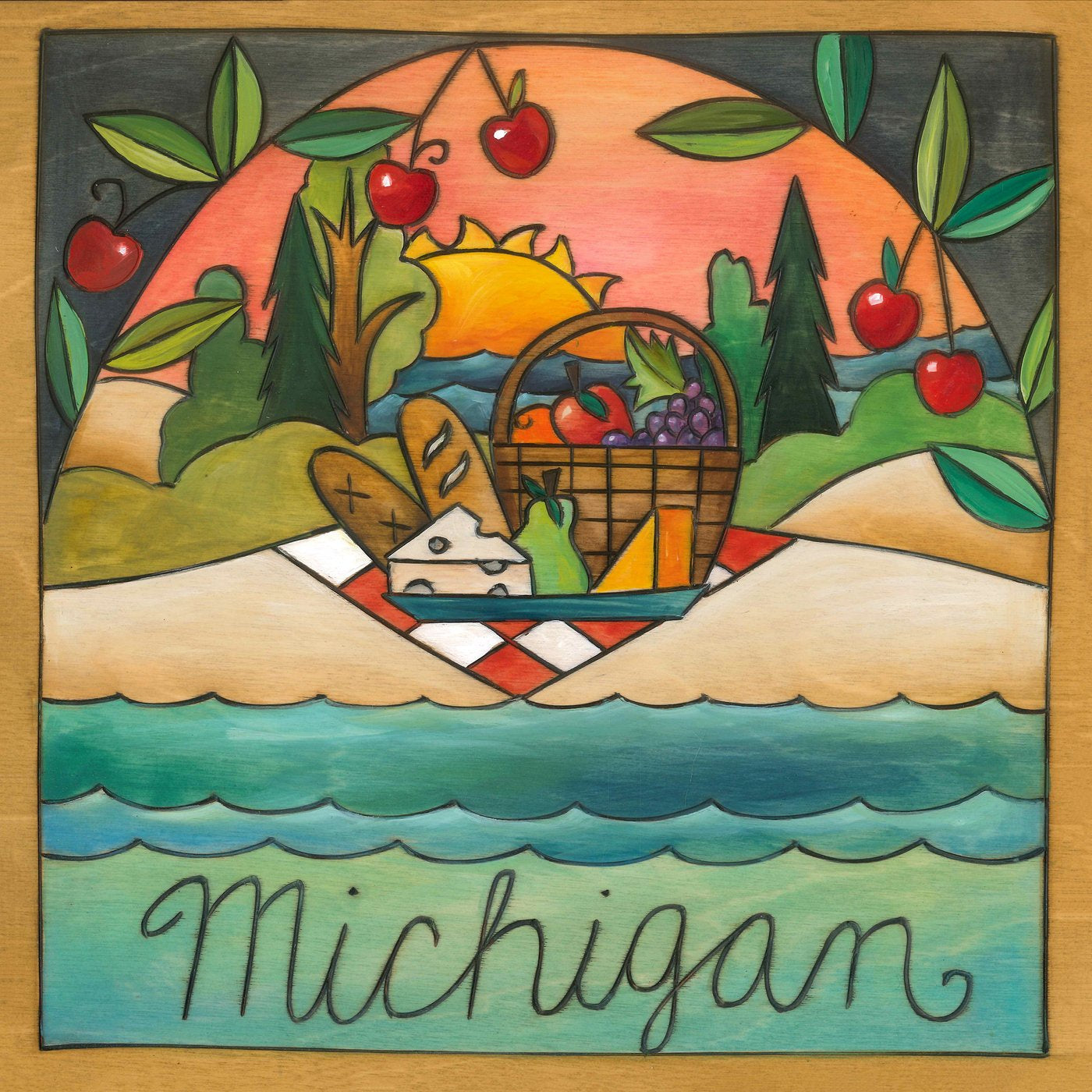 Michigan Plaque-Michigan is a Banquet