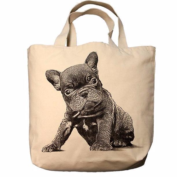 French Bulldog Puppy Tote Bag