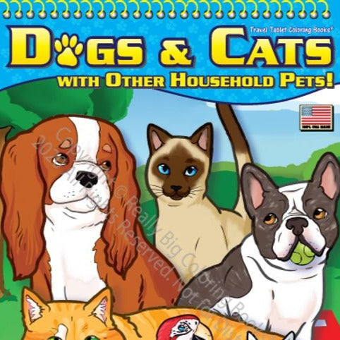 Coloring Book-Dogs & Cats